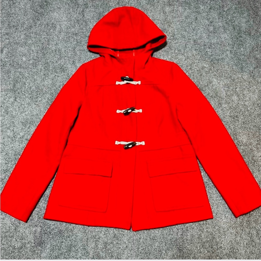 Old Navy Women's Red Toggle Utility Jacket